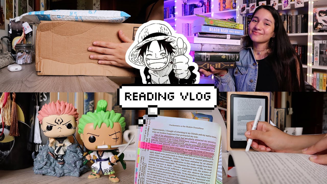 a week in my life 🍰 unboxings, reading 5 books & annotate with me