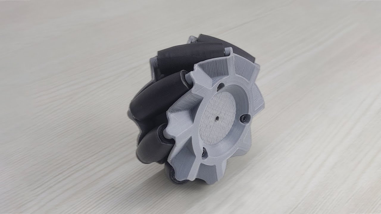 90 mm Mecanum wheel | 3D Printed | DIY