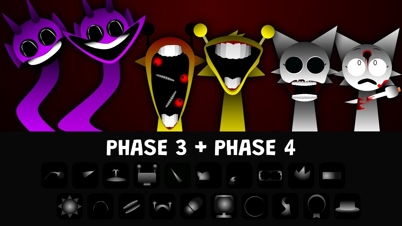 Sprunki Phase 3 + Phase 4 | HORROR Version