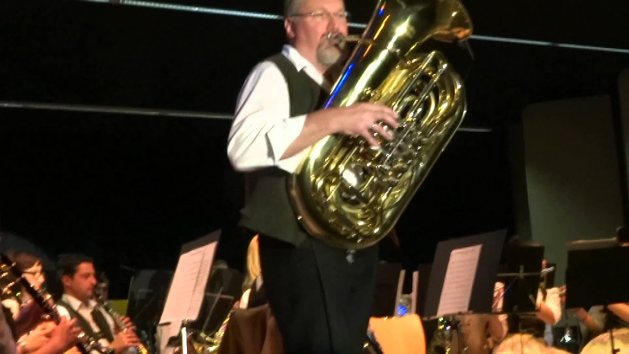 Gottfried auf Reisen auf der B-Tuba