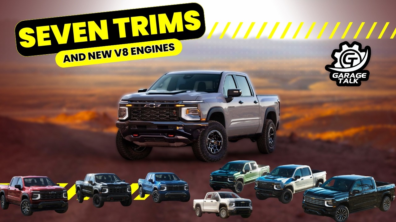 Первый взгляд на Chevy Silverado 2027: V8 вернулись