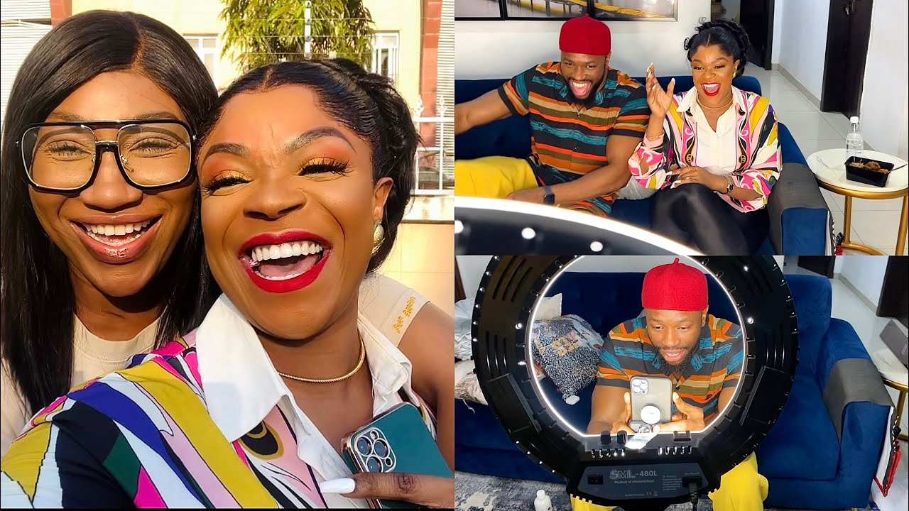 VISITING EBUBE NWAGBO & STAN NZE ON SET |  LAGOS VLOG / VLOGMAS DAY 1