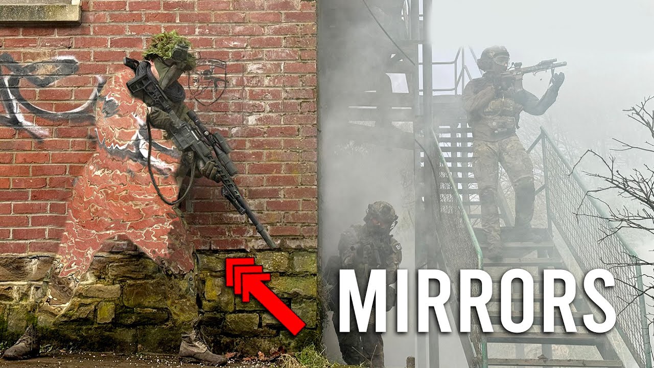 Этот Ghillie, сделанный из ЗЕРКАЛ, УДИВИТЕЛЬНО ХОРОШ
