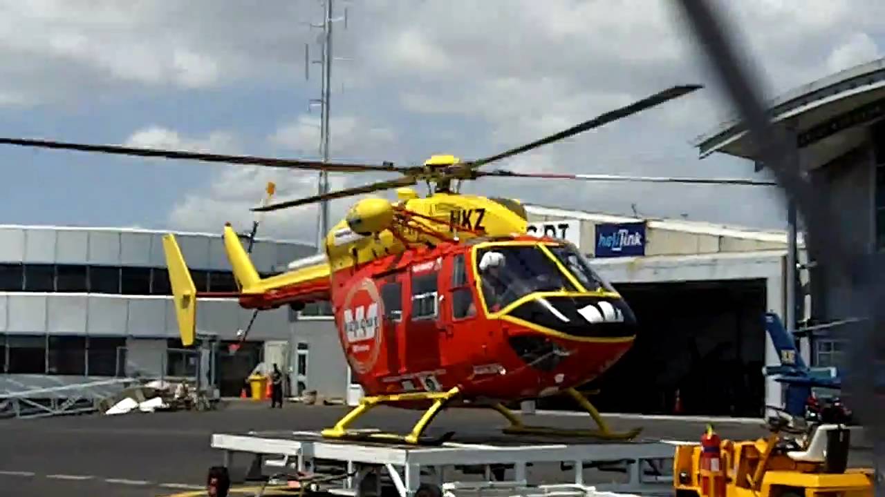 Rescue Helicopter Responds to Emergency, Auckland NZ , 25 Oct 2010