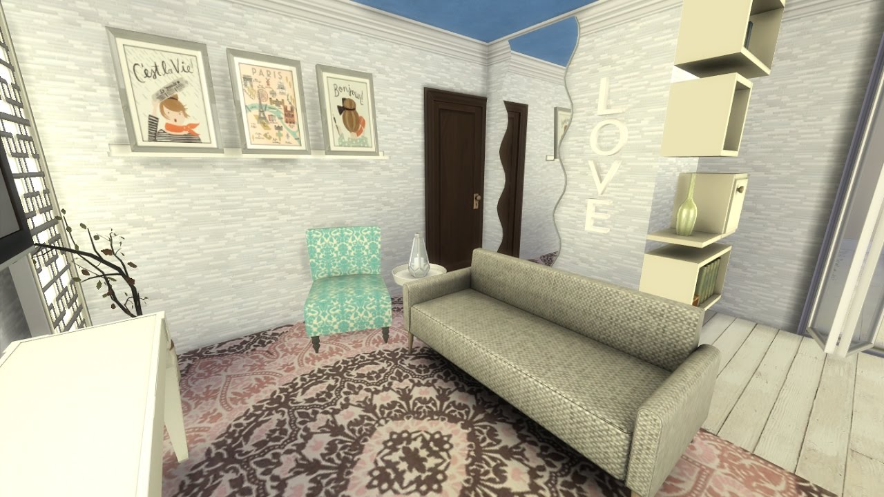The Sims 4 Speed Build - 1 Apartment 2 Designs || Collab w/Sweet Revenge Sims