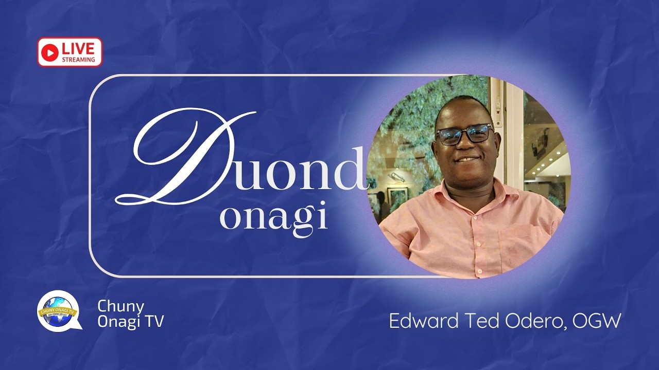 Duond onagi: Gi moluor Edward Ted Odero en jakom UDA, olero nwachenro mar uda kisumu