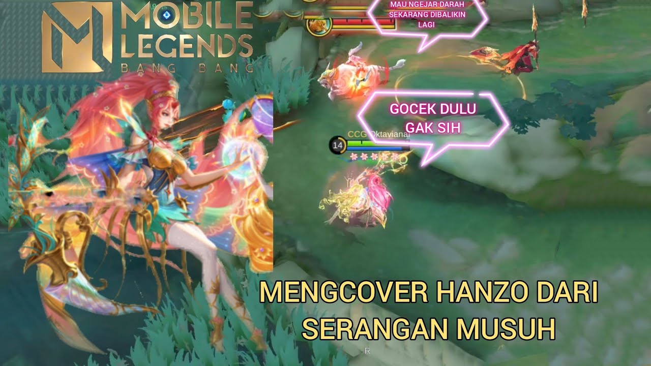 REVIEW SKIN MIYA SEASON DI DEPAN HANZO @CengcengGaming AUTO MODE SERIUS - MOBILE LEGENDS 