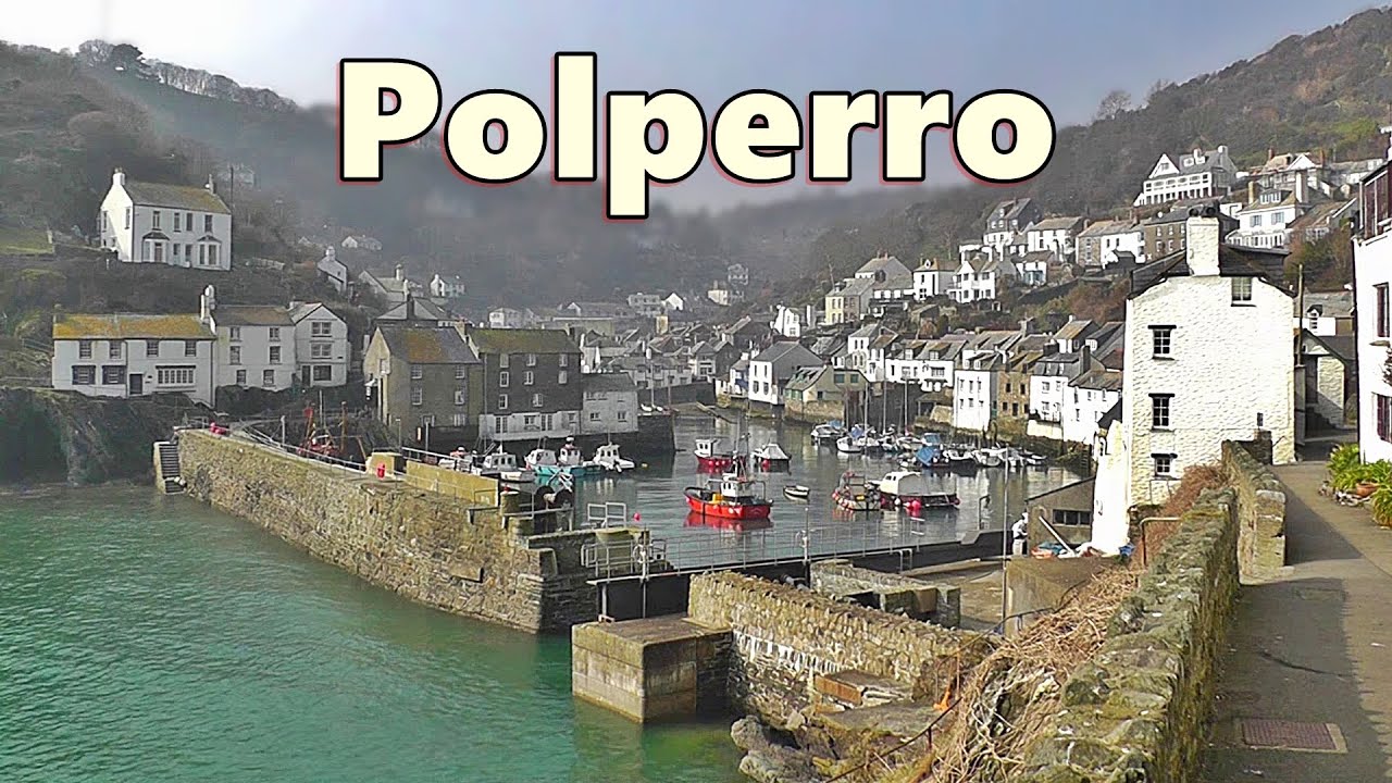 Polperro in Cornwall on A Perfect Day