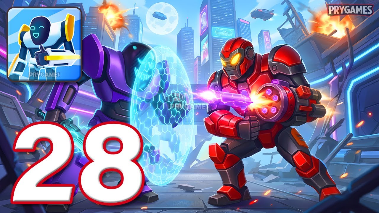 Mechangelion Robot Fighting - Gameplay Walkthrough Part 28 - Robots Fighting (Android, iOS)