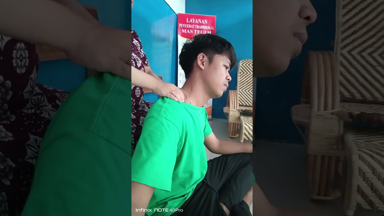 ketika badan pegal minta bantuan Bu Bos suruh mijitin