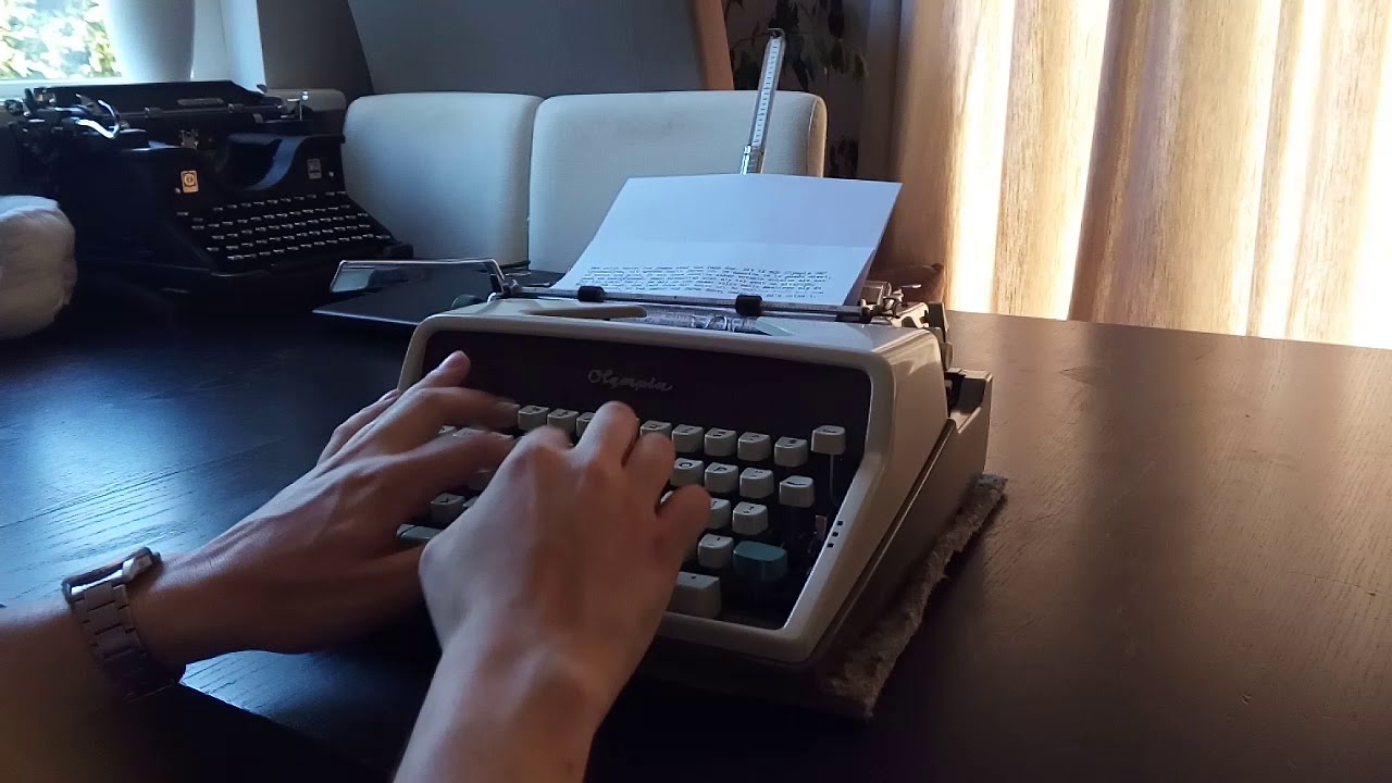 Olympia SM7 typewriter 1960's