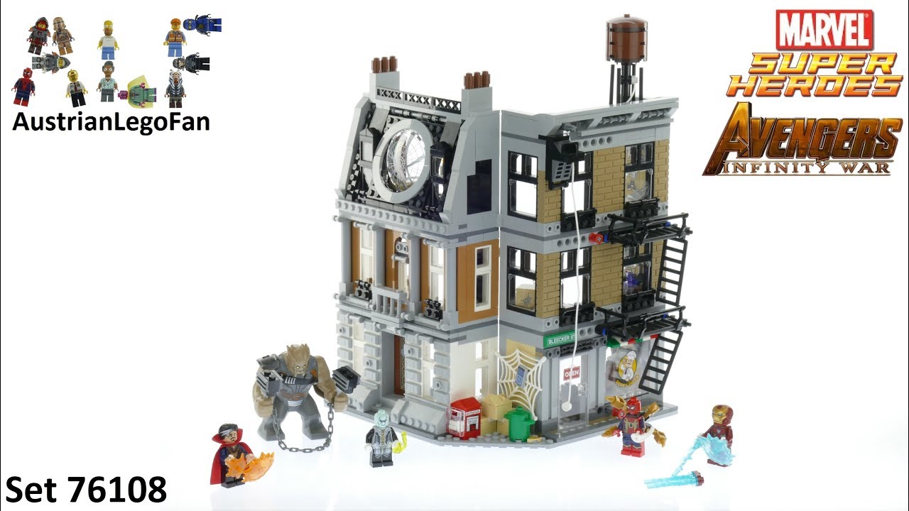 Lego Super Heroes 76108 Sanctum Sanctorum Showdown - Avengers Infinity War - Lego Speed Build Review