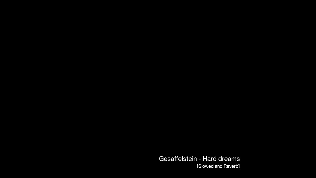 Gesaffelstein - Hard dreams [Slowed and Reverb]