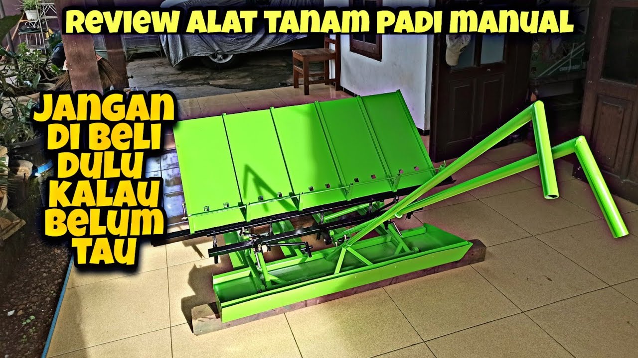 Review alat tanam padi manual buatan indo