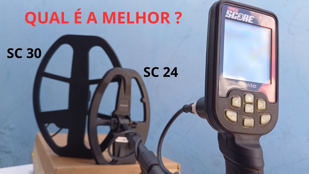 Comparando Bobinas Do Detector De Metais Triple Score Nokta! Detectorismo!