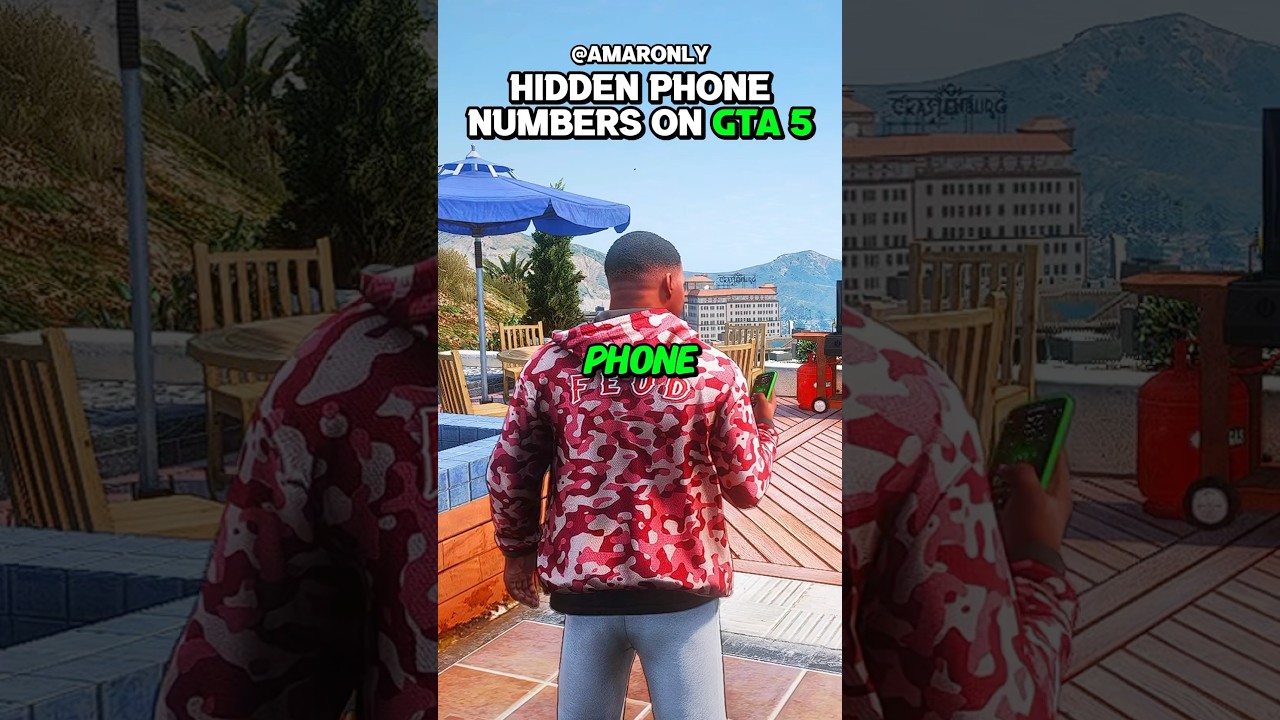 Hidden Secret Phone Numbers On GTA 5 That Will Shock You Part 72 #shorts