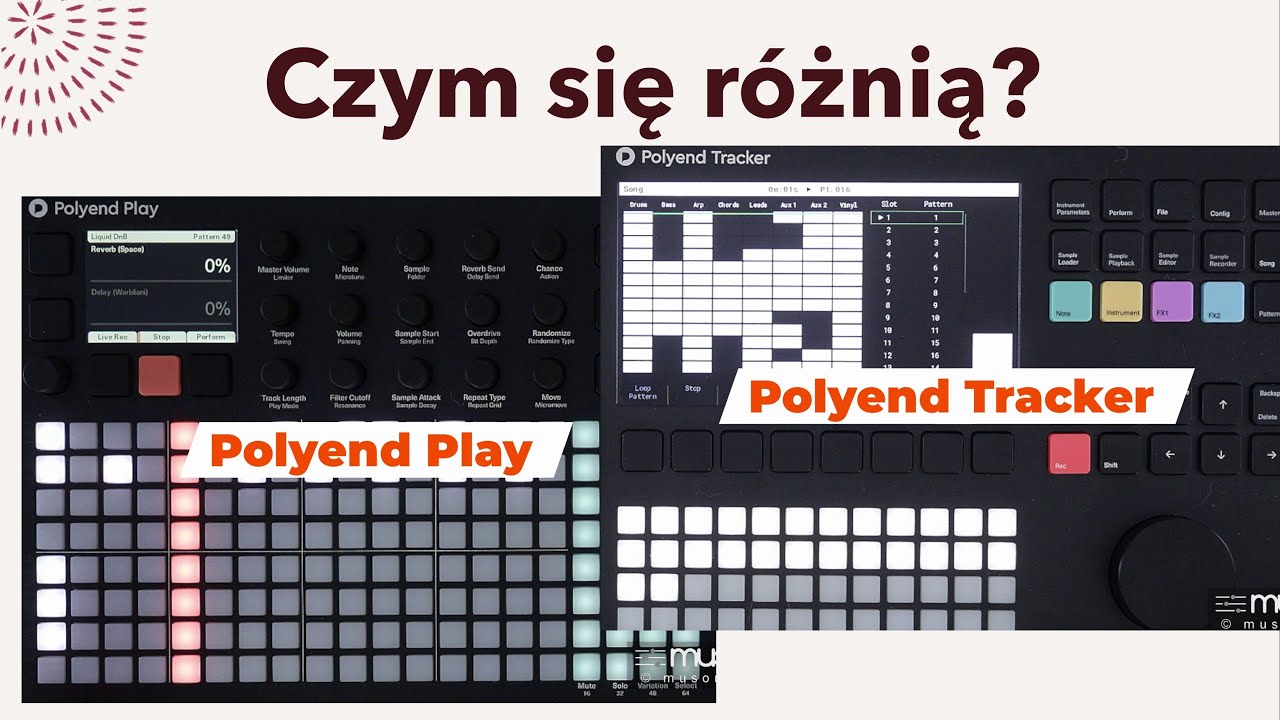 Polyend PLAY vs. Polyend Tracker - czym się różnią?