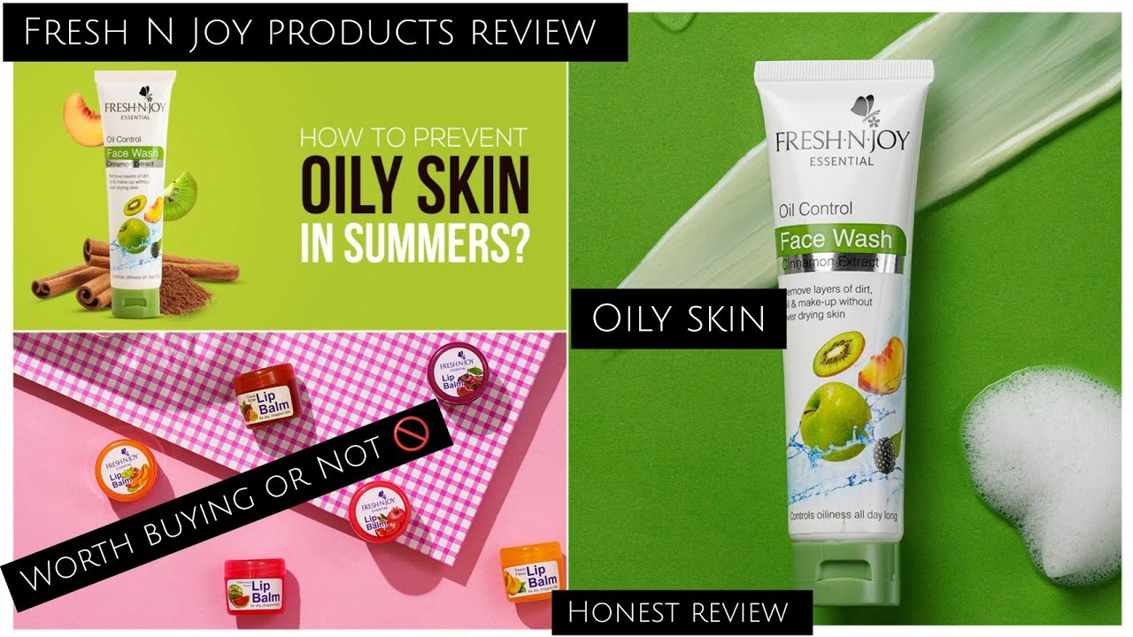 Fresh N Joy products review 😍 | Honest review.. Face wash and lip blam review..