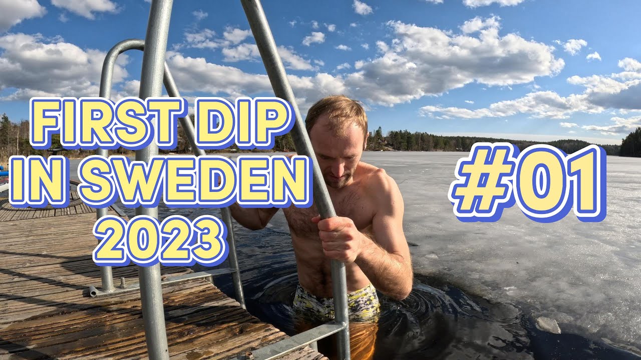 Kvarnsjön, Huddinge * ICE COLD LAKE * First Dip in Sweden of 2023 #001