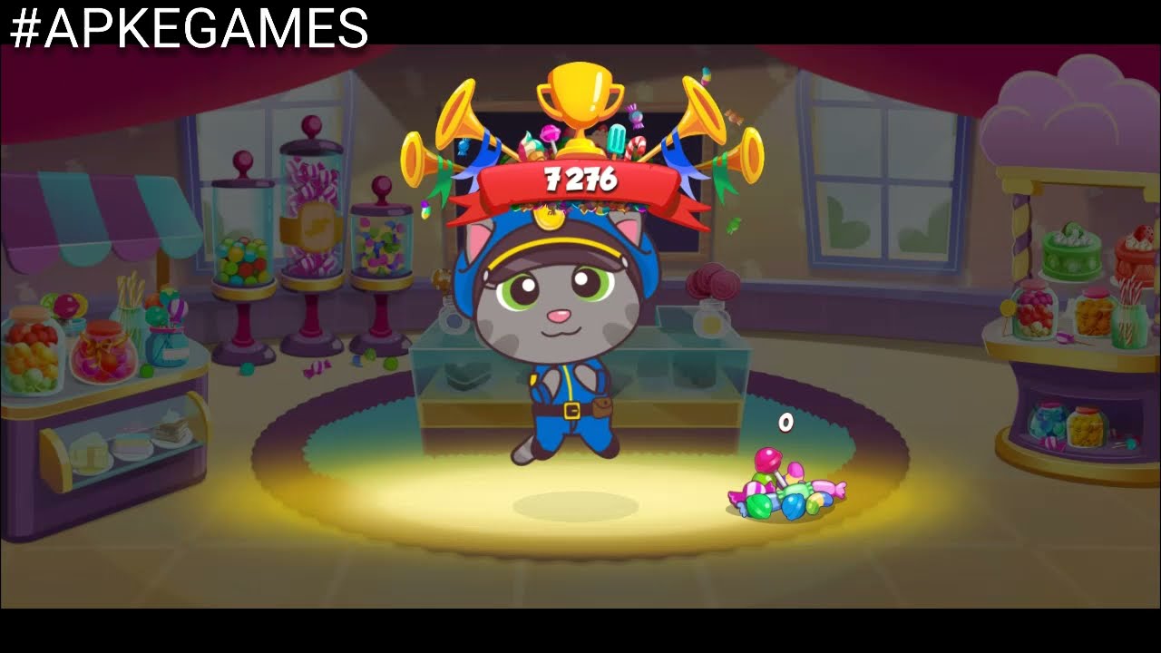 Talking Tom Candy Run OFFICE TOM  ALL PETS ALL WORLDS GAMEPLAY