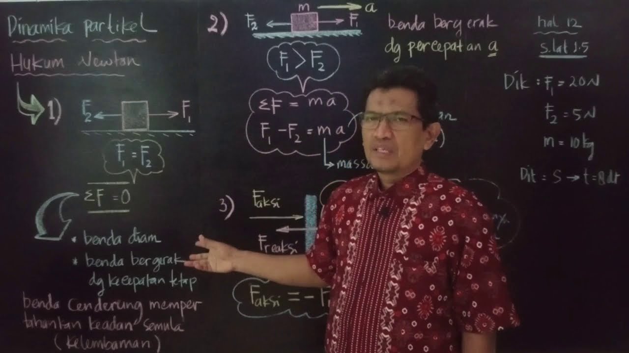HUKUM NEWTON | Dinamika Partikel #1 - Fisika Kelas 10