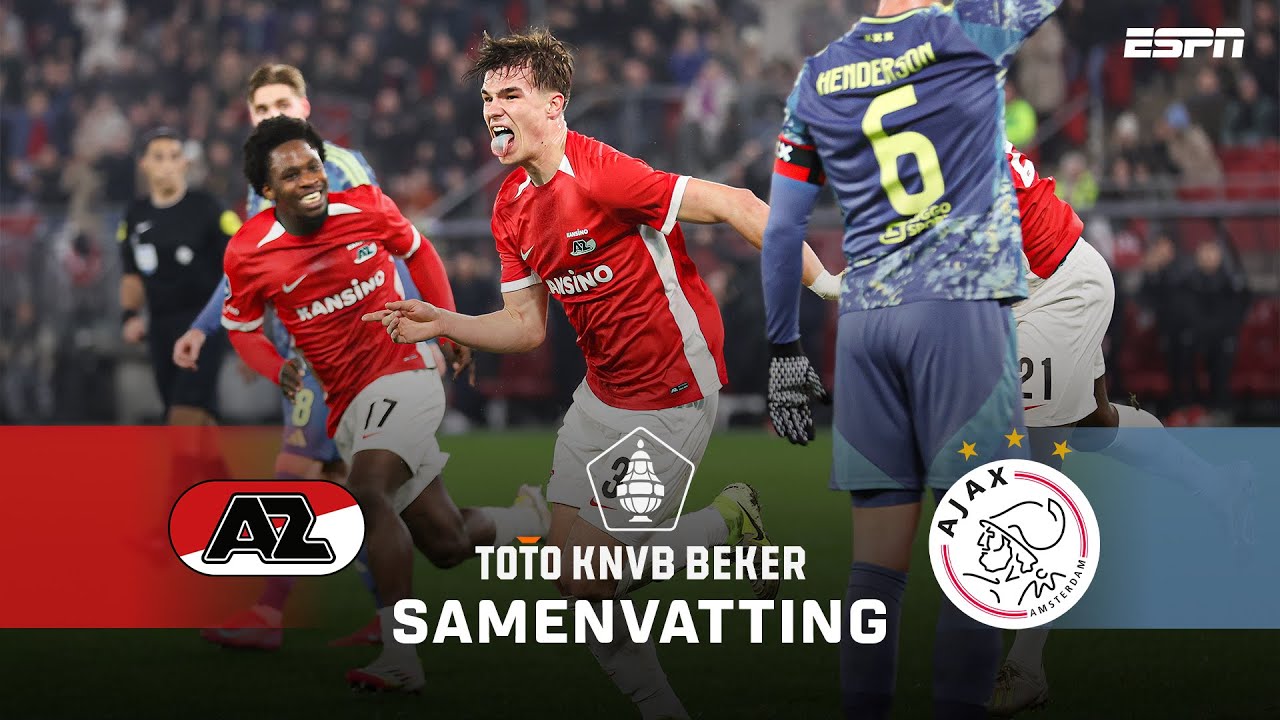 💥 𝙒𝙊𝙐𝙏𝙀𝙍 𝙂𝙊𝙀𝙎 heel BELANGRIJK voor AZ, SUBTIELE GOAL in SLOTFASE! 😍 | Samenvatting AZ - Ajax