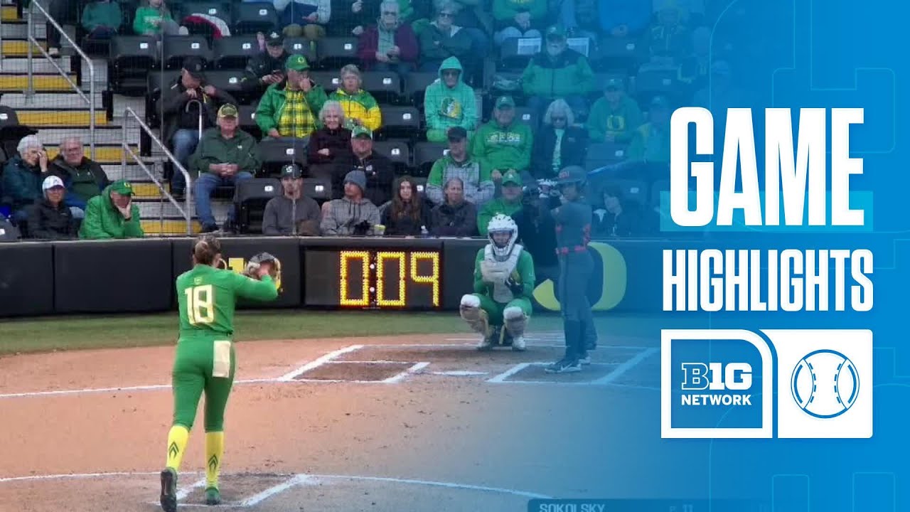 Oregon State at Oregon | HIGHLIGHTS | Big Ten Softball | 03/06/2026