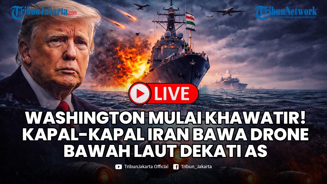 🔴LIVE Kapal-kapal Iran Bawa Drone Bawah Laut Mulai Dekati AS, Luhut Lapor ke Prabowo AS Khawatir