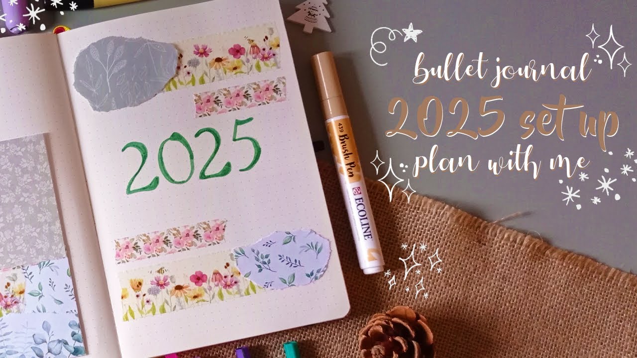 2025 Bullet Journal set up - Plan with me [italiano]