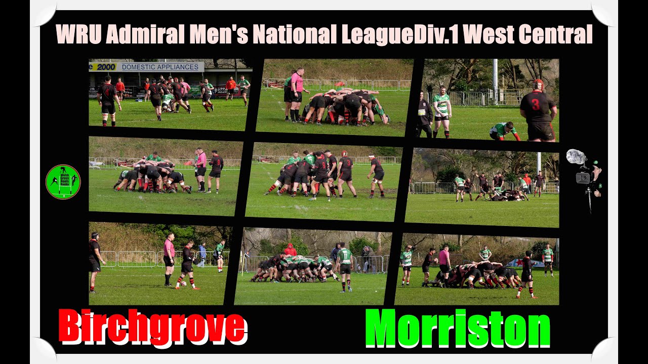 Morriston RFC v Birchgrove RFC WRU Admiral Men's National League Division 1 West Central 2023-2024