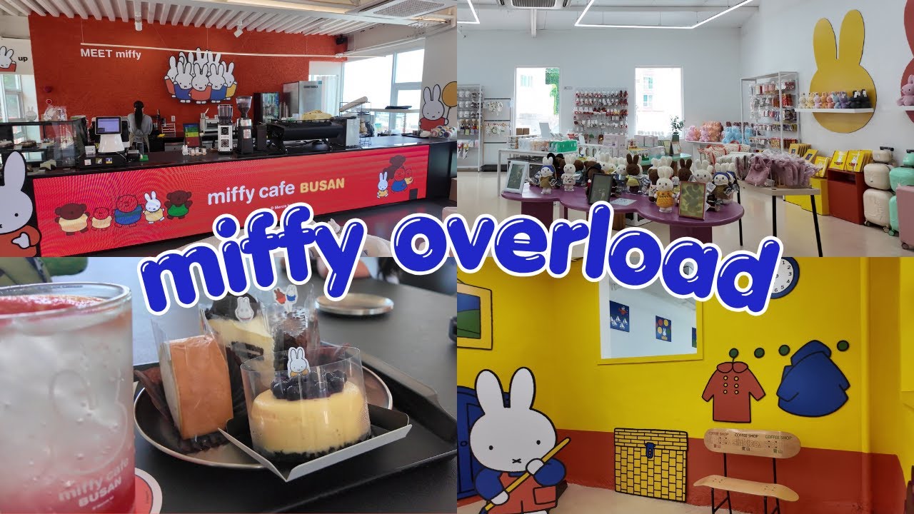 Miffy Café and Shop Walkthrough, Busan 🇰🇷 (No Talking)