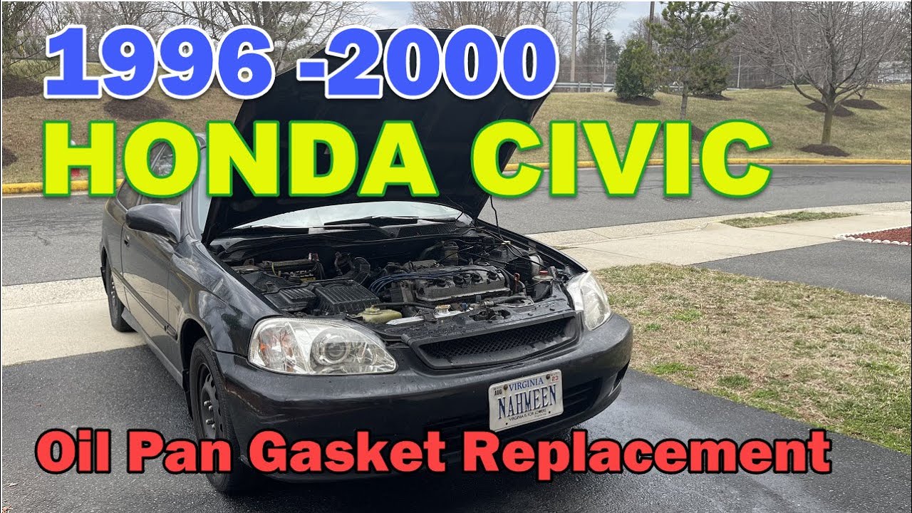 Замена прокладки масляного поддона Honda Civic 1996 1997 1998 1999 2000 своими руками