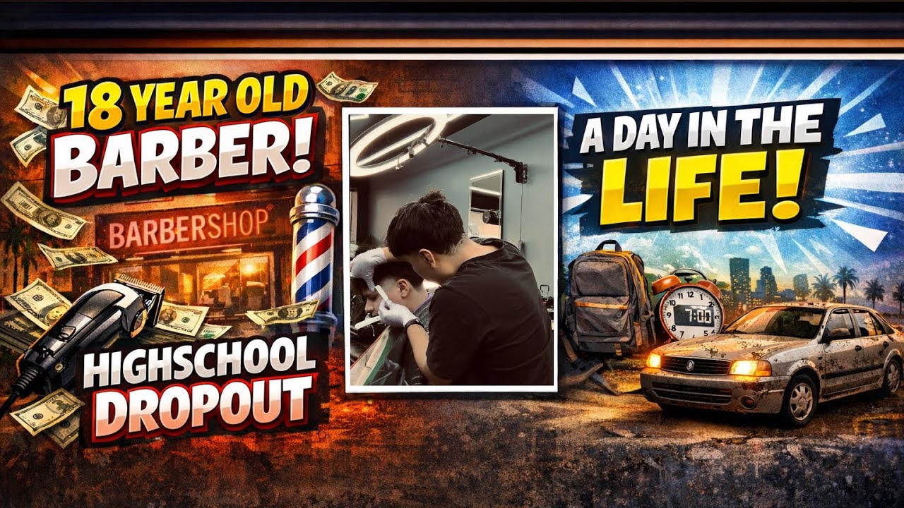 High School Dropout at 18… Now I Cut Hair For A Living