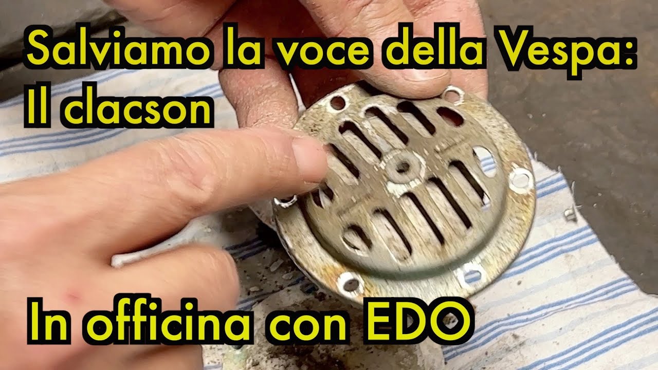 La voce della Vespa. salviamo il clacson