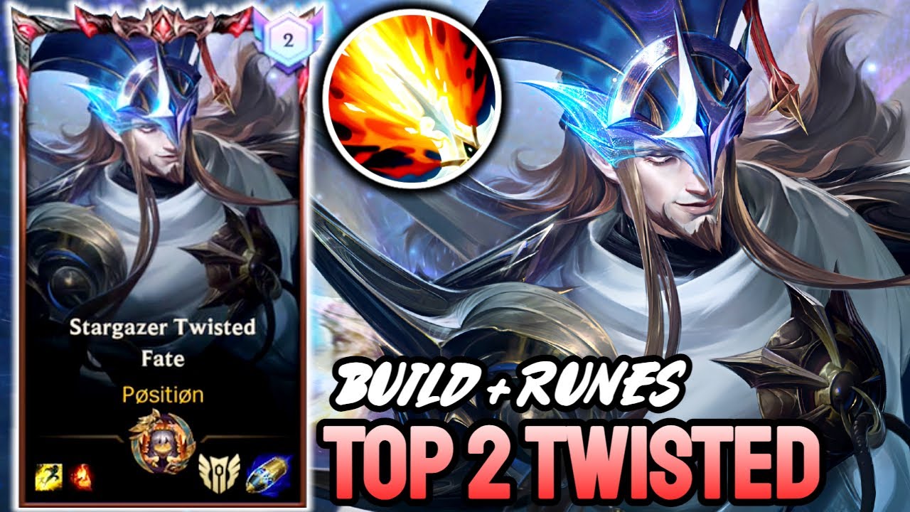 WILD RIFT TWISTED FATE - TOP 2 TWISTED FATE GAMEPLAY - GRANDMASTER RANKED