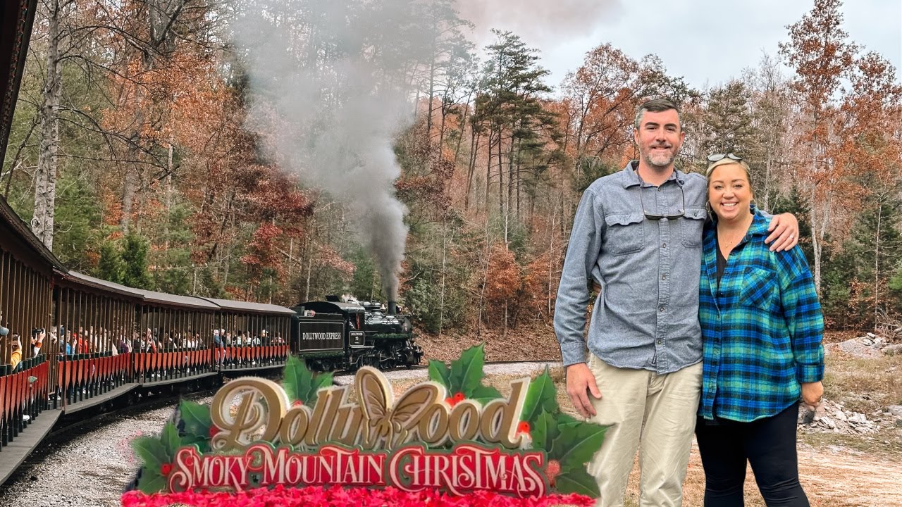 DOLLYWOOD AT CHRISTMAS AND OUR LONGEST TRAVEL DAY EVER | WILD FIRES IN THE MOUNTAINS