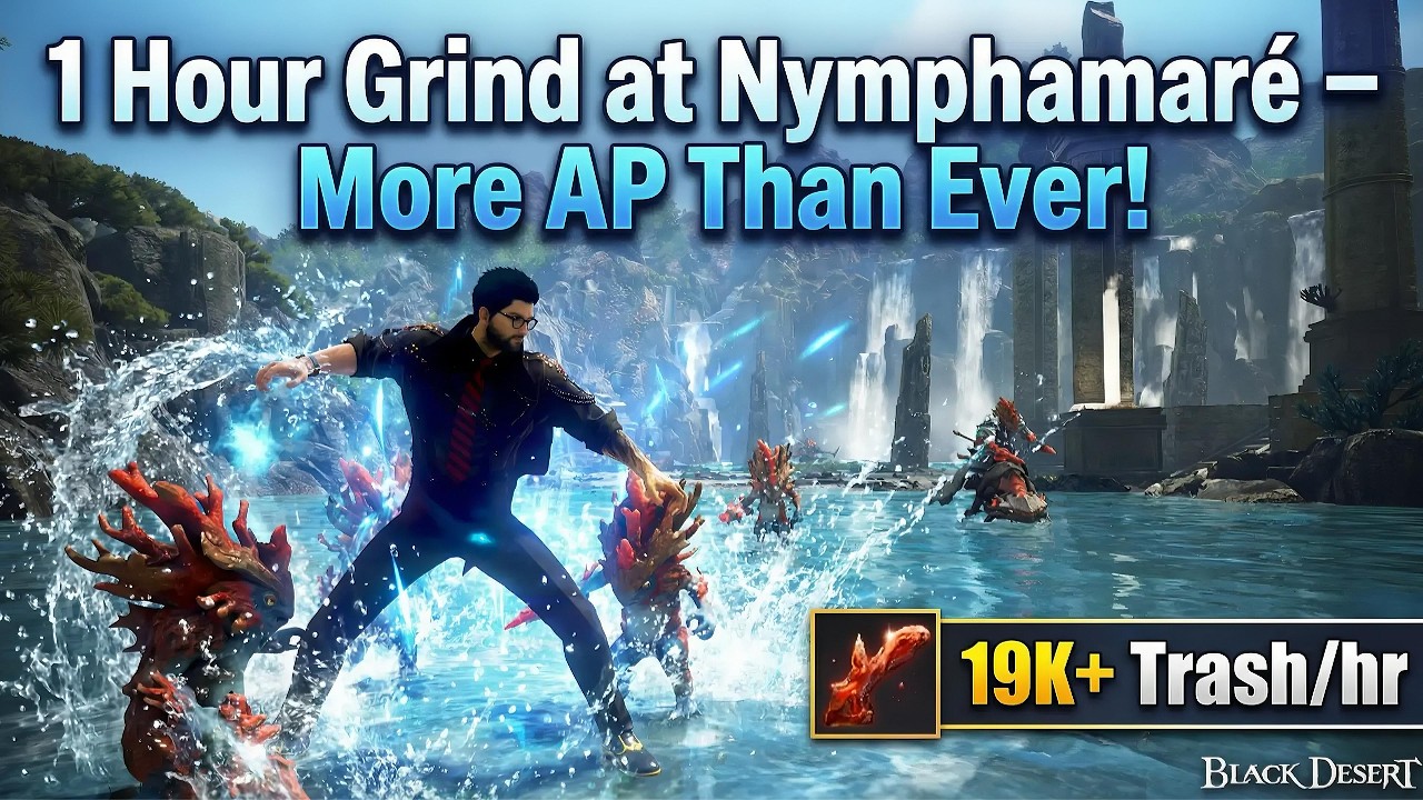 Chill Grind & Loot 1 Hour in Nymphamaré Castle | Musa Awakening | Black Desert (2lvl+Agris)