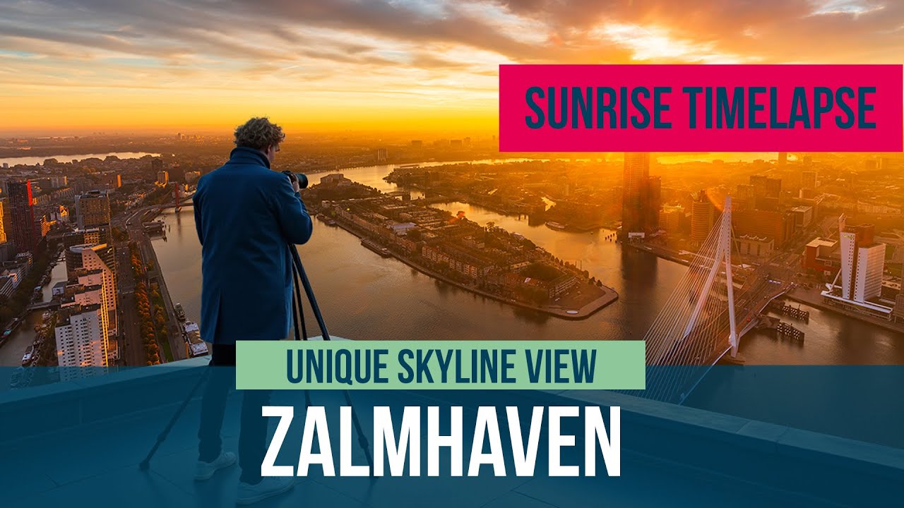 Spectaculaire Zonsopgang vanaf het dak van de Zalmhaven!