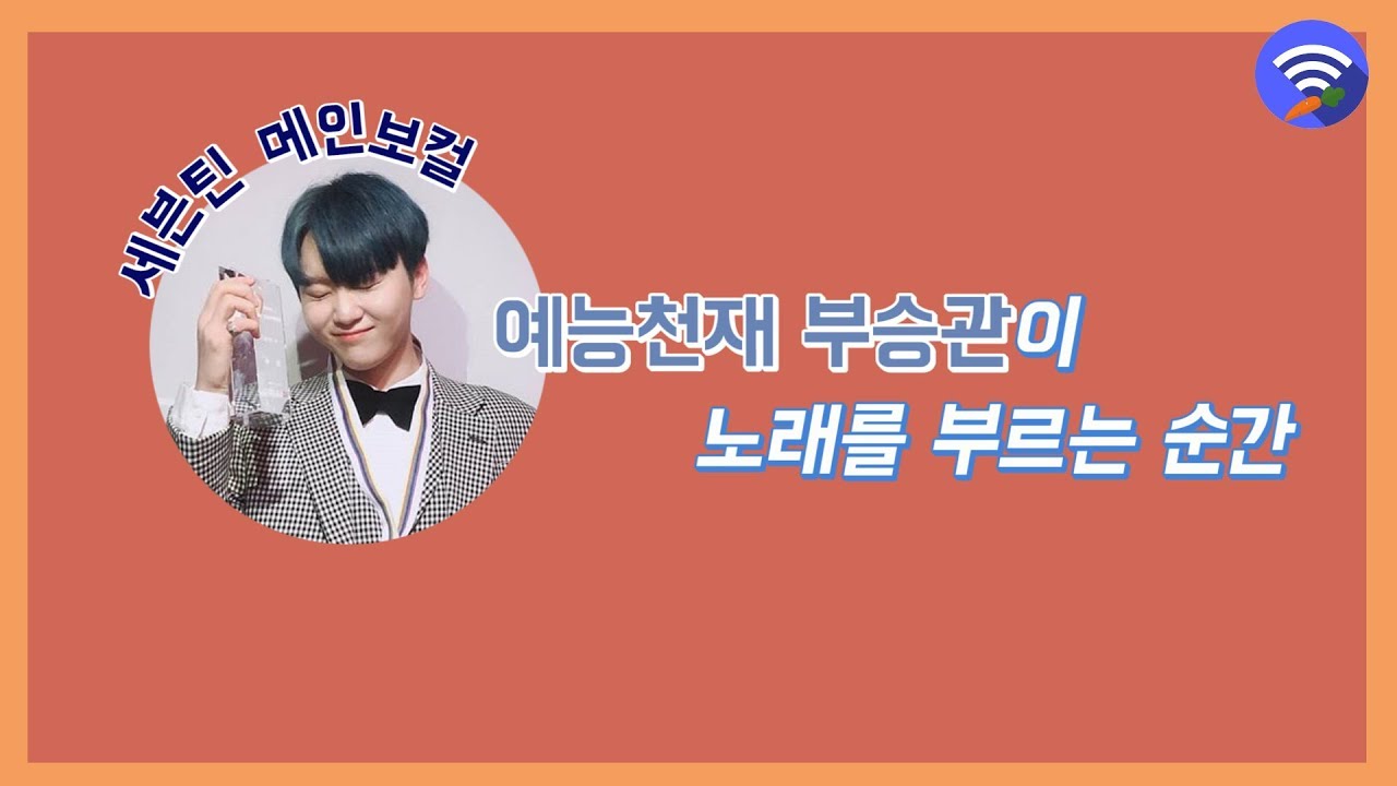 [세븐틴/승관] 예능천재 부승관이 노래를 부르는 순간