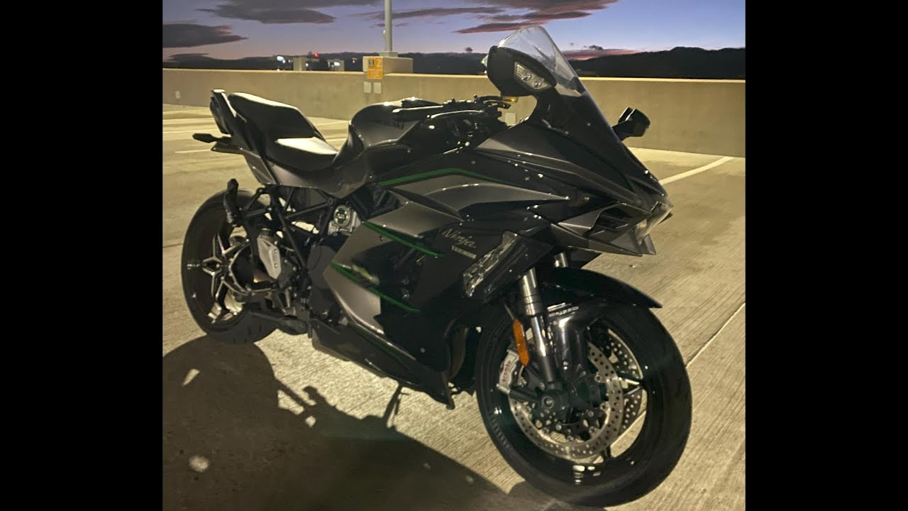 How to tighten chain on a ninja H2 SX