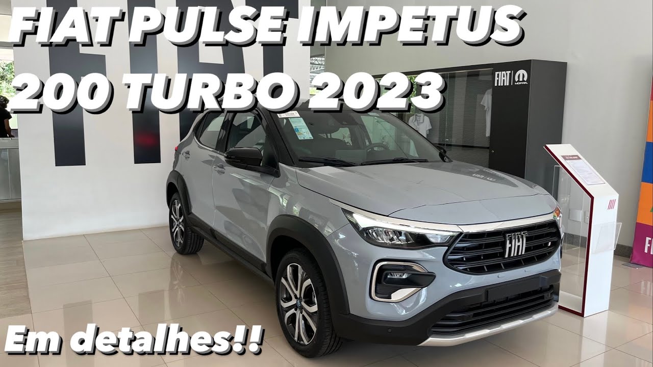 Fiat Pulse Impetus 200 Turbo 2023 - Versão TOP de linha em detalhes!! (4K HDR)