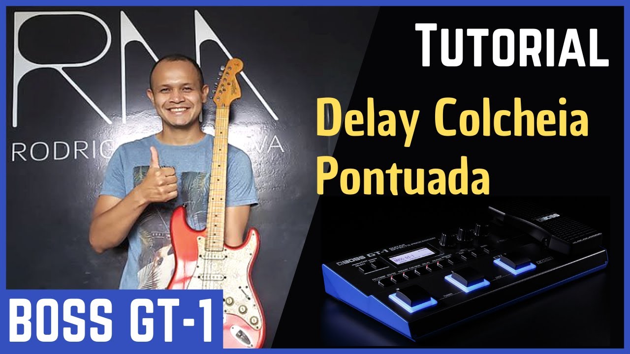 BOSS GT-1 (Delay Colcheia Pontuada)