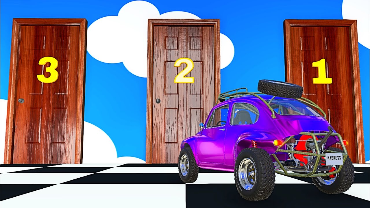 What's Behind the Doors Game - BeamNG.drive