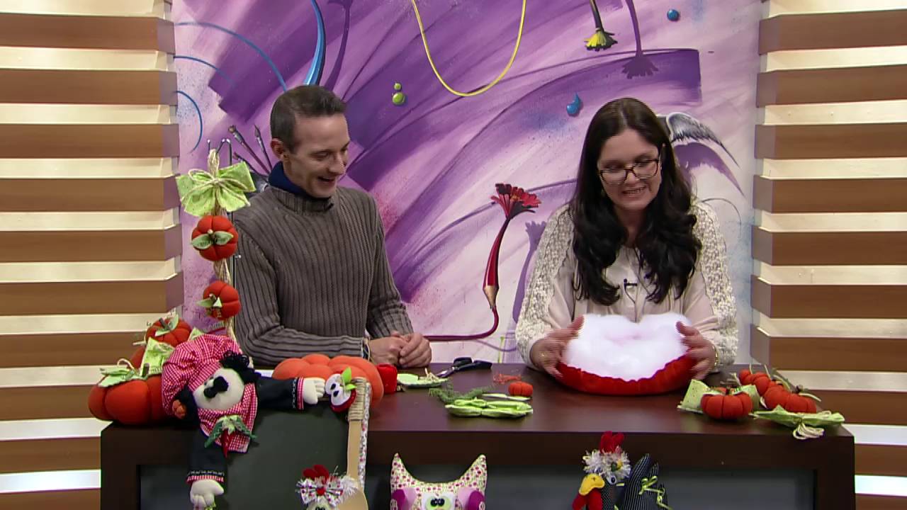 Mulher.com - 11/08/2016 - Kit cozinha com tema abóbora - Jô Cruz PT2