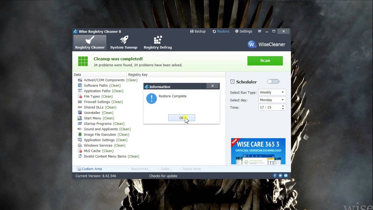 How to Clean Up Registry & Fix Registry Errors - Wise Registry Cleaner Tutorial