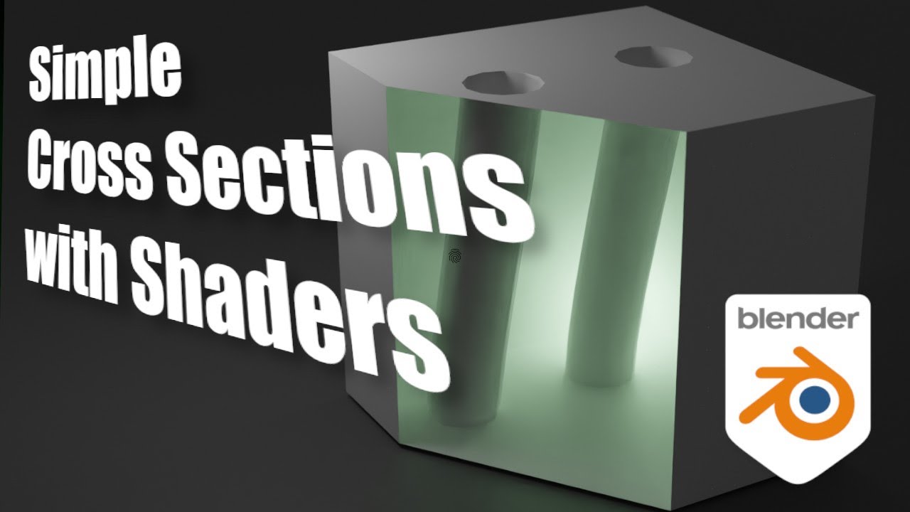 Simple Cross Sections with Shaders in Blender