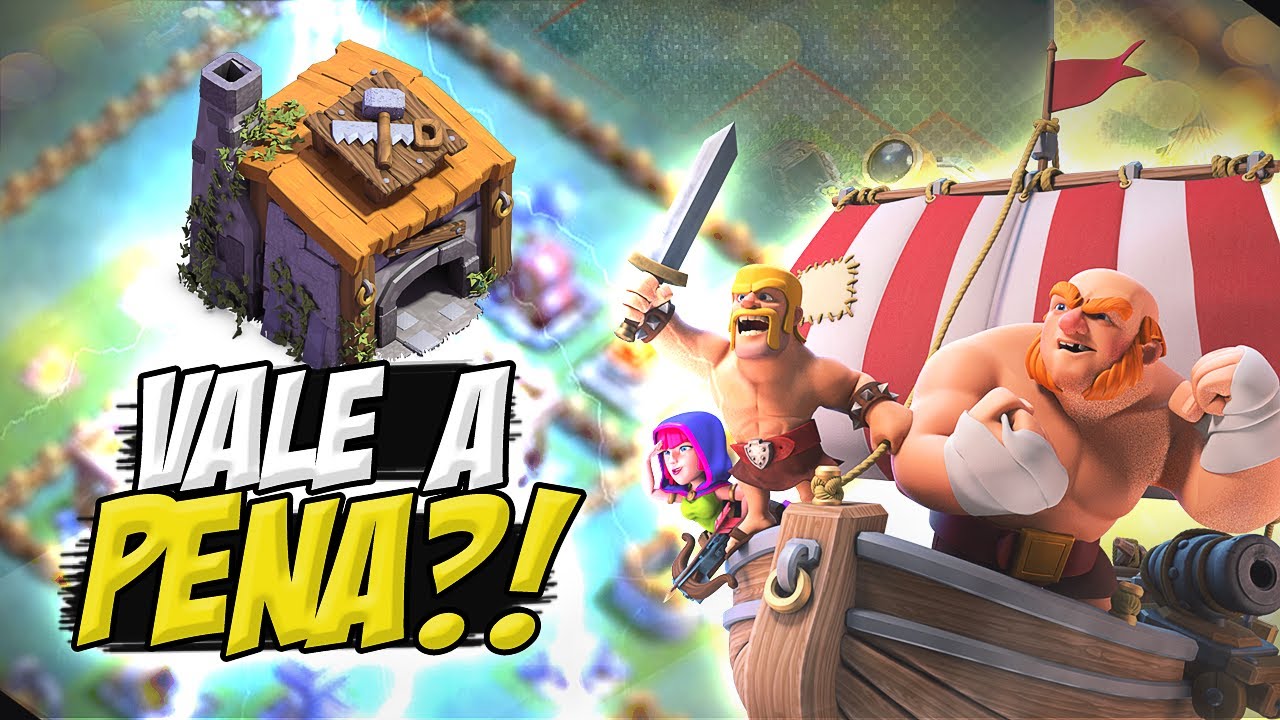 D&Uacute;VIDA CRUEL: RUSHAR (ATUALIZAR) OU NAO A BASE DO CONSTRUTOR ?! CLASH OF CLANS