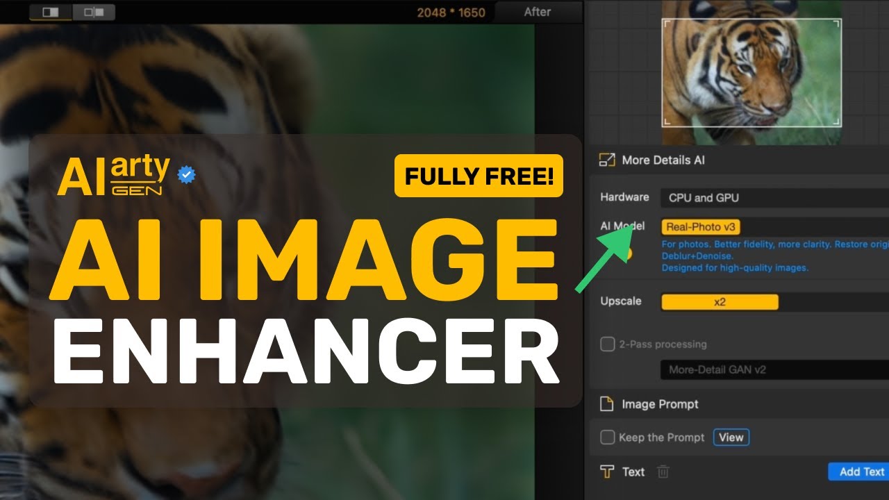 AI Arty Image Enhancer : This is THE BEST FREE AI Image Enhancer!