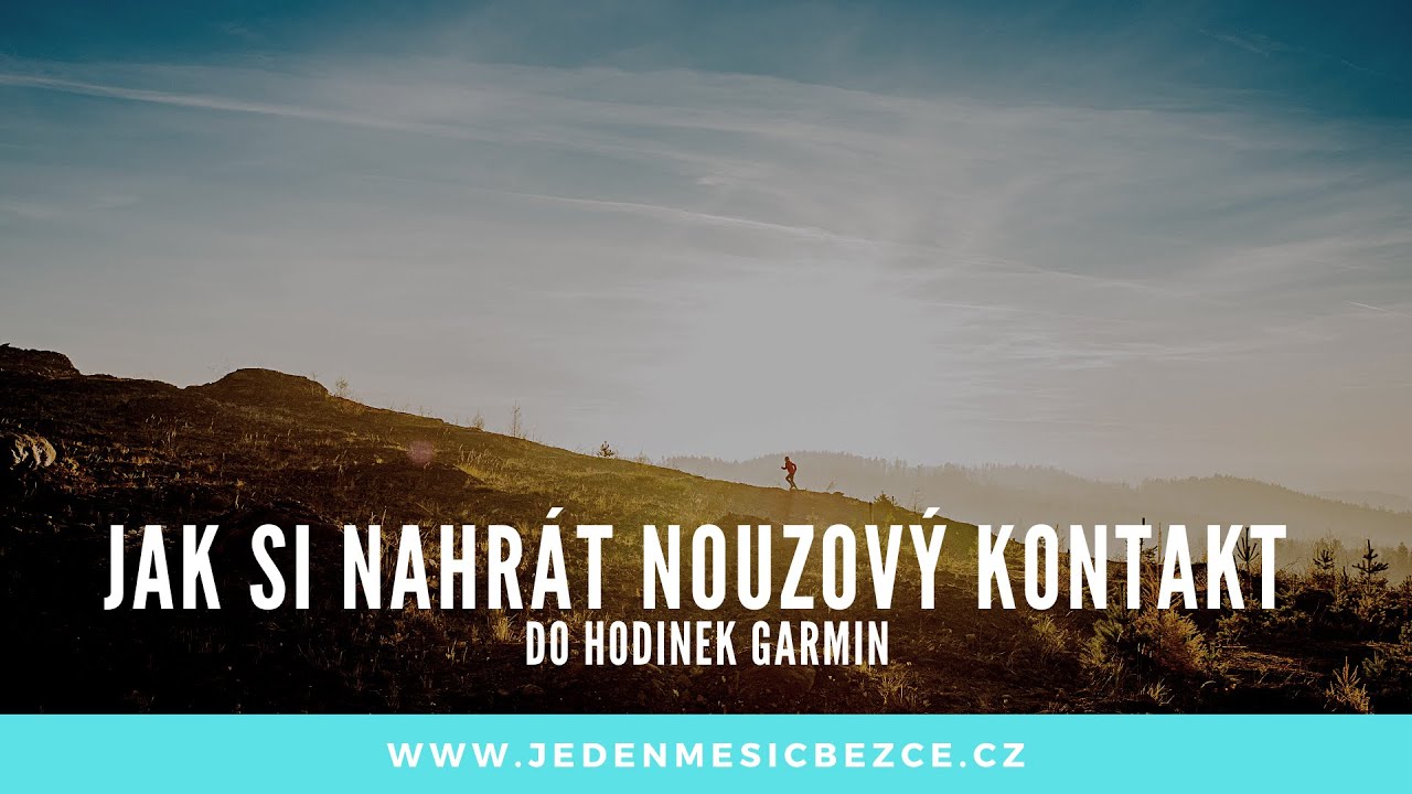 Jak si nahrát nouzový kontakt do hodinek Garmin