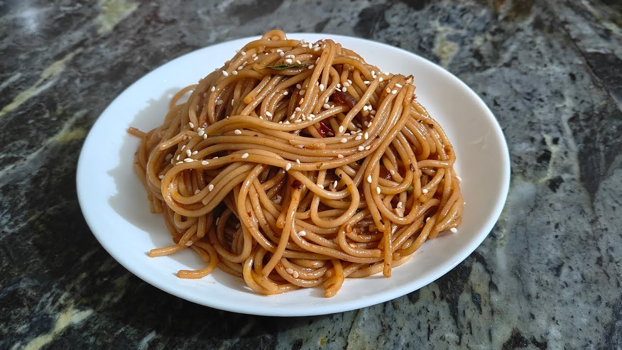 Quick & easy chilli garlic spaghetti recipe🤤